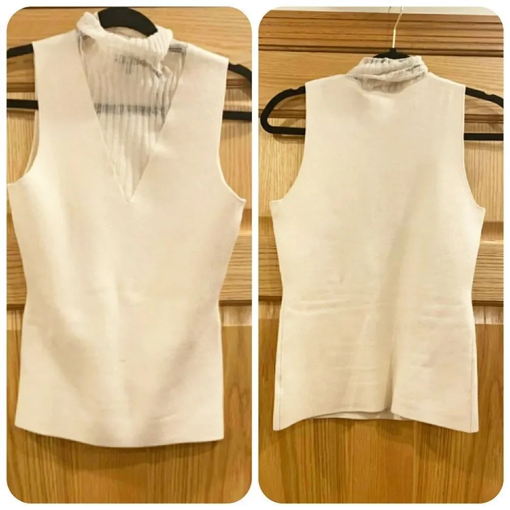Theory Faux Double Layer Shell - Picture 2 of 14